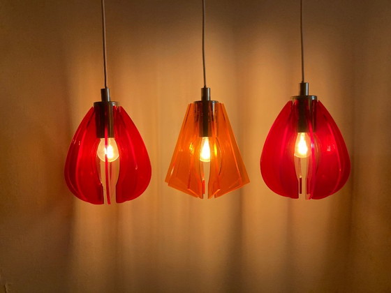 Vintage Pendant Lamp – Plexiglass, Plastic (photo 3 of 5)