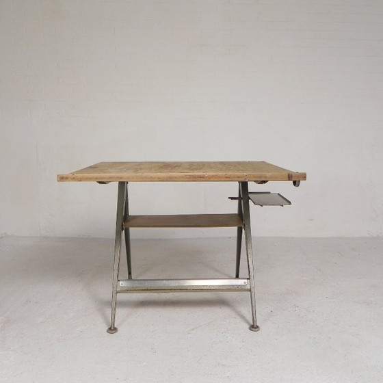 Drawing Board Reply von Wim Rietveld und Friso Kramer für Ahrend De Cirkel, 1959 – Schreibtisch, Wood, Iron (photo 9 of 27)