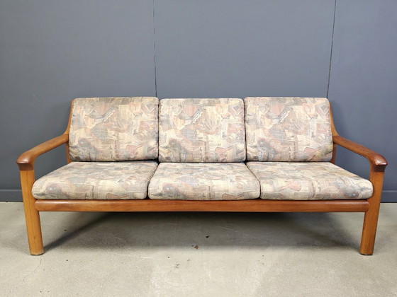 Image 1 of Scandinavische bankset uit het midden van de vorige eeuw, jaren 70