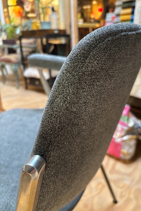 2x DSC 106 Giancarlo Piretti for Castelli, Armchairs, Metal, Textile, Silver (photo 8 of 11)