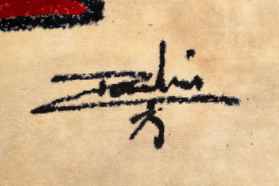 Image 1 of Dan Hôo. Tapisserie nouée main en laine mérinos. Contemporain.