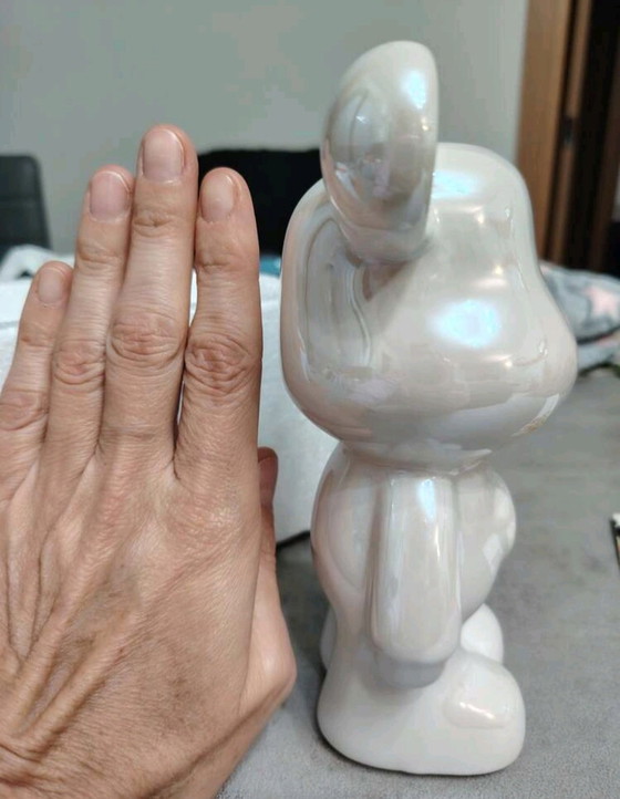 Image 1 of Figurine d'ours en peluche en résine