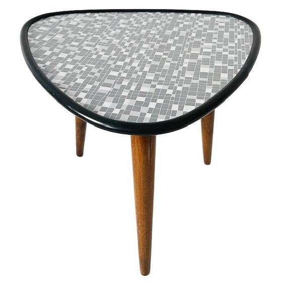 Image 1 of Vintage mid-century triangular plant table Rockabilly 1950s