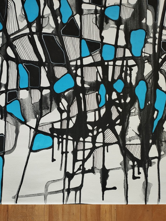 Image 1 of Natia Antadze Abstracte compositie XXL