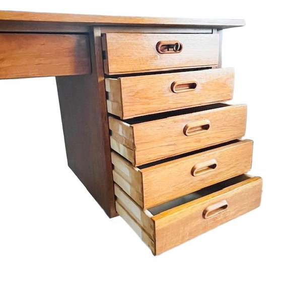 Image 1 of Vintage mid-century Danish design desk teak 1960's