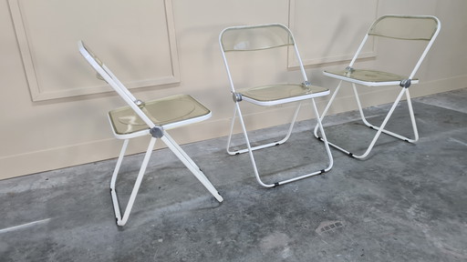 3 X Plia Chair Giancarlo Piretti For Castelli
