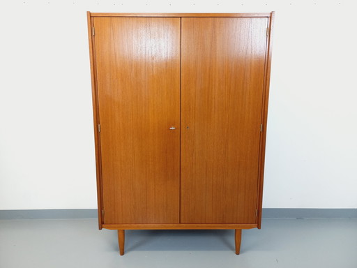 Armoire Vintage Style Scandinave en Teck des Années 60