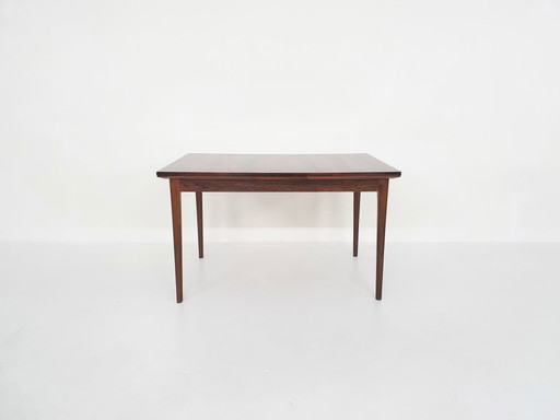 Rosewood extendable dining table, 1960's