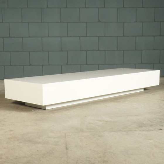 Designer wooden coffee table – white (photo 5 of 12)