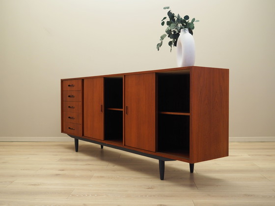 Image 1 of Teakhouten dressoir, Deens ontwerp, jaren 1970, Productie: Denemarken