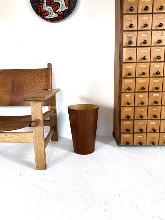Image 1 of Vintage teak waste bin, Servex Sweden '60