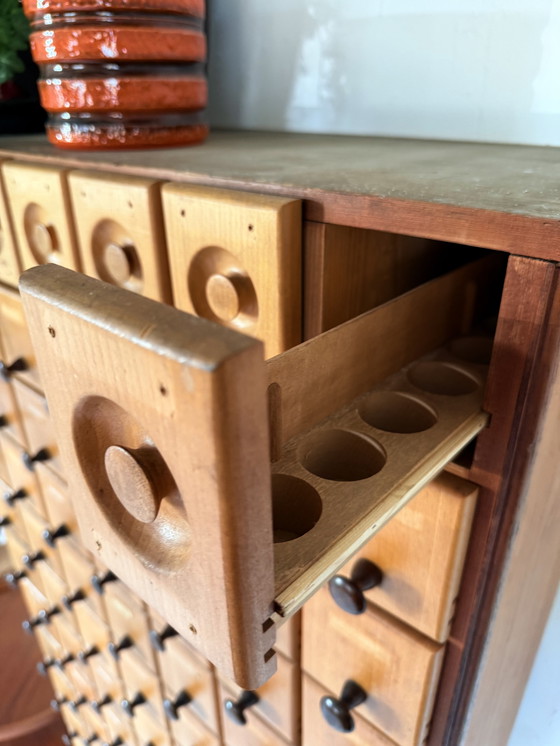 Image 1 of Cassettiera/mobile da farmacia vintage XL anni '30