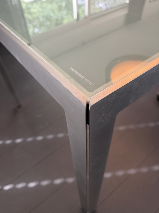 Tavolo in Vetro Monica Armani – Tavoli da pranzo, Glass, Aluminium (photo 4 of 5)