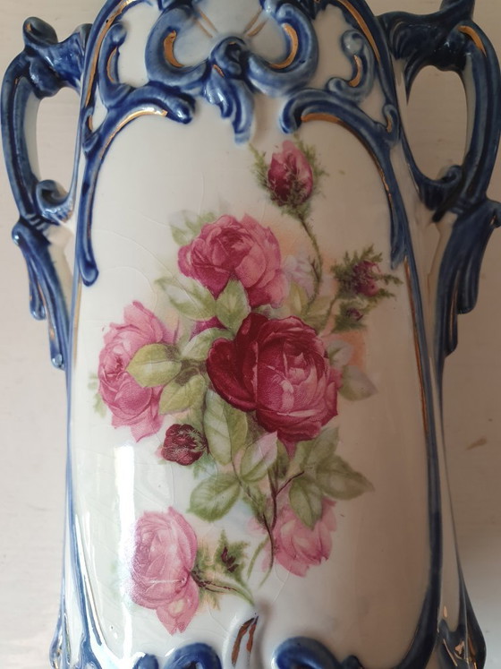 Image 1 of Pair of Art Nouveau porcelain vases–Gräfenthal? ca. 1900