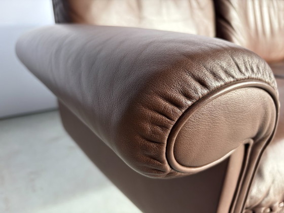 Divano De Sede DS31 in pelle marrone, anni '70 – Divani, Metallo (photo 4 of 10)
