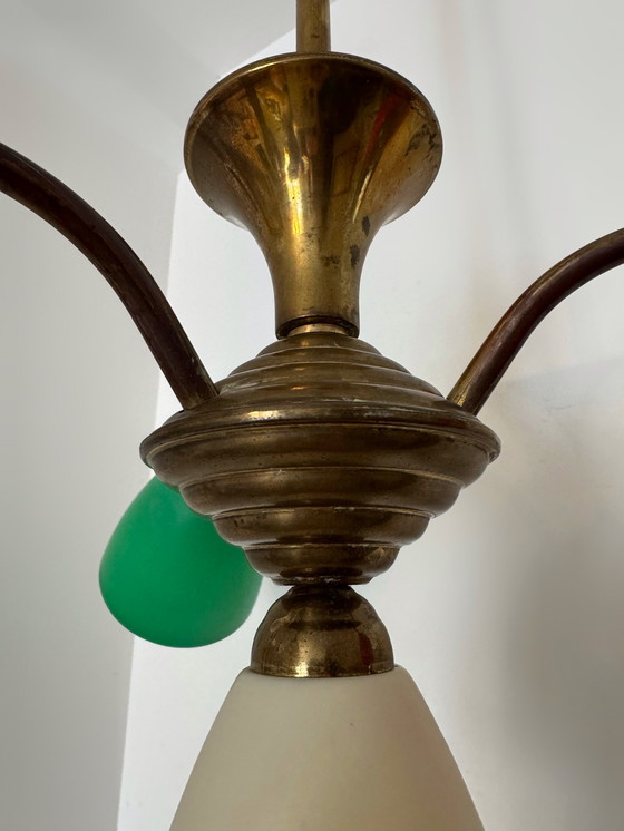 Image 1 of Lampadario multicolore degli anni '50