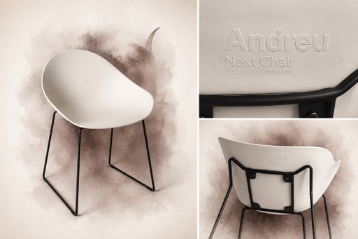 Andreu World Next SO0495 Fauteuil van Piergiorgio Cazzaniga – Metal, Plastic (photo 2 of 7)