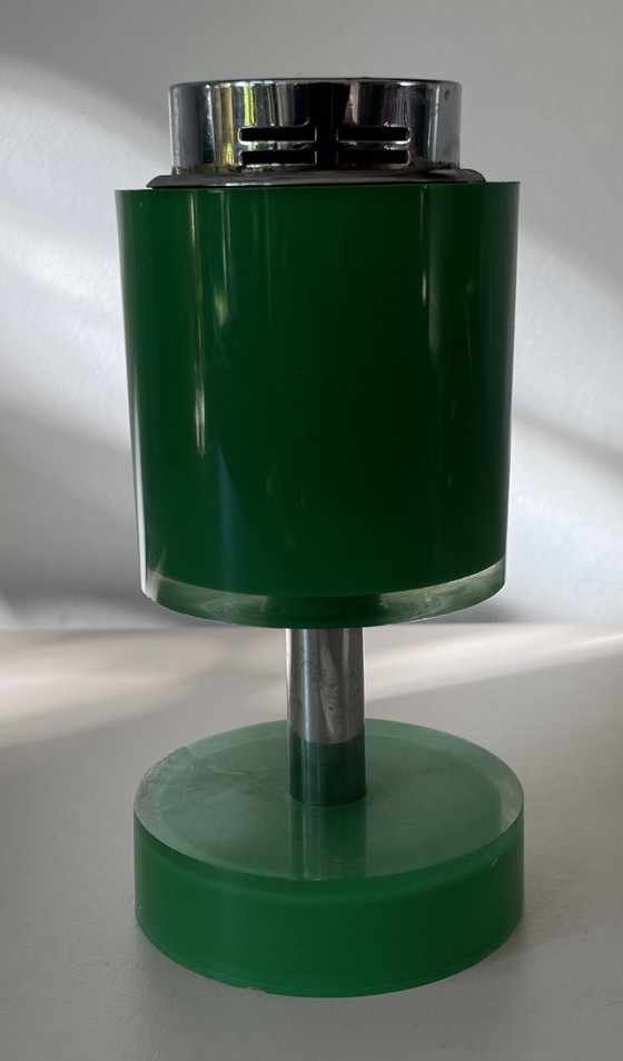 Sarome - Vintage Green Space Age Table Lighter – Table accessories, Plexiglass (photo 2 of 7)