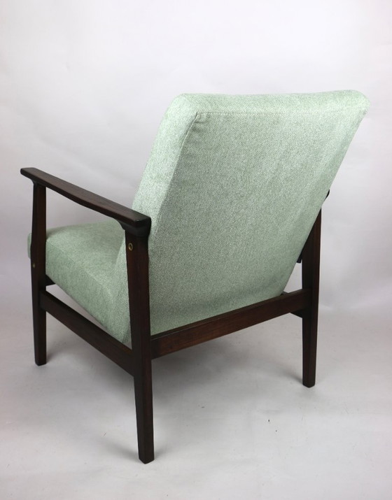 Image 1 of Fauteuil lounge vert clair GFM63 de J. Kedziorek, années 1970