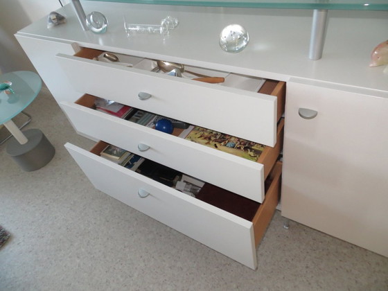 Image 1 of White/Gray Sideboard - Apart Design