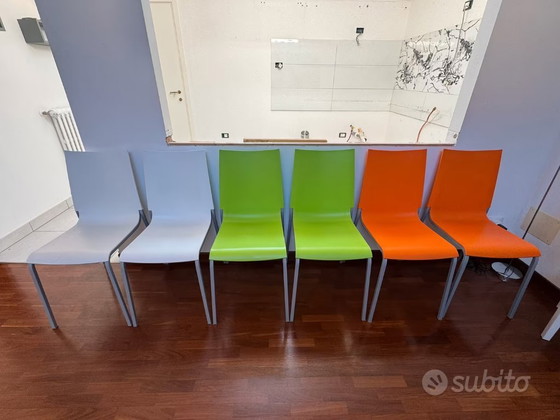 Image 1 of 6x Bontempi Eva Chairs