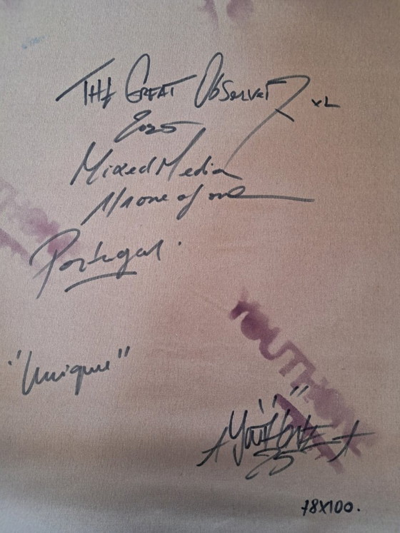 Image 1 of JUVENTUD - El Gran Observador - Lienzo del artista