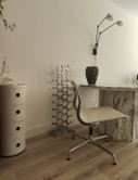 Vintage octagonal marble table