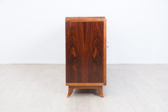Buffet haut Art Déco en palissandre, Années 1920/1930, Buffet bas, Bois, Marron, Mid Century Modern (photo 6 sur 11)