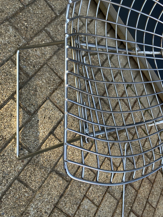 Image 1 of 4x original Knoll Bertoia Side Chairs Chrom im Top Zustand!