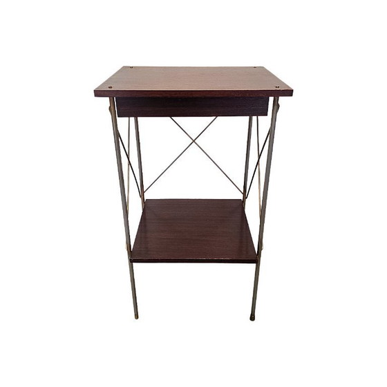 Image 1 of Tavolino francese vintage con cassetto, anni '60