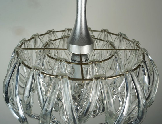 mid century PENDANT LIGHT with 24 acrylic elements 1960s 1970s space age hanging lamp – Pendant lamps (photo 8 of 11)