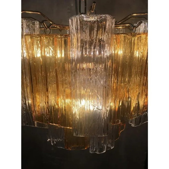 Image 1 of Splendido lampadario contemporaneo Sputnik in vetro di Murano multicolore, ispirato allo stile Mazzega