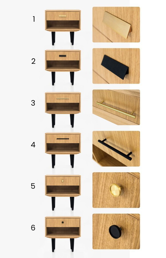 Image 1 of Nightstand with drawer P04