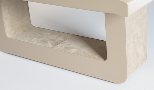 Table basse Breaeve Design à partir d'un panneau d'avion Airbus