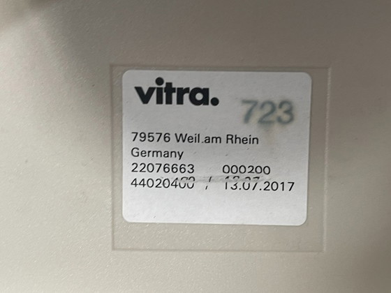 Image 1 of 4x Vitra HAL RE Sledge bianco