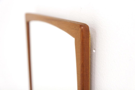 Image 1 of Scandinavische teakhouten spiegel, Zweden, 1960, 64 cm x 37 cm
