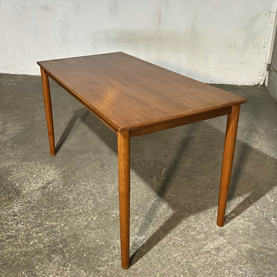 Image 1 of Scandinavische houten eettafel, bureau, 1960