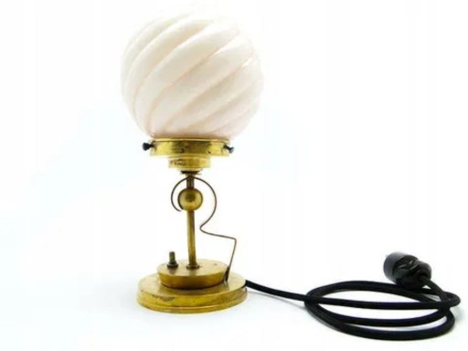 Art Deco Bauhaus German Bedside Lamp, 1940s