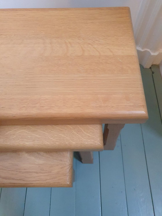 Image 1 of Mimi set di tre tavolini laterali vintage (presumibilmente danesi)