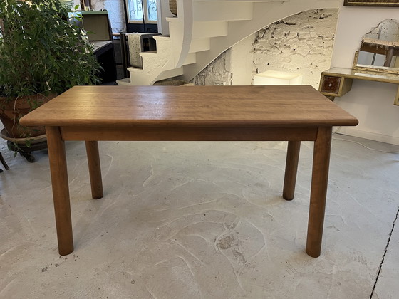Image 1 of Tavolo da pranzo in faggio anni '50