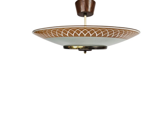 Image 1 of Philips - Schirmlampe - Glas - Metall - Kupfer - Holland - 1960er Jahre