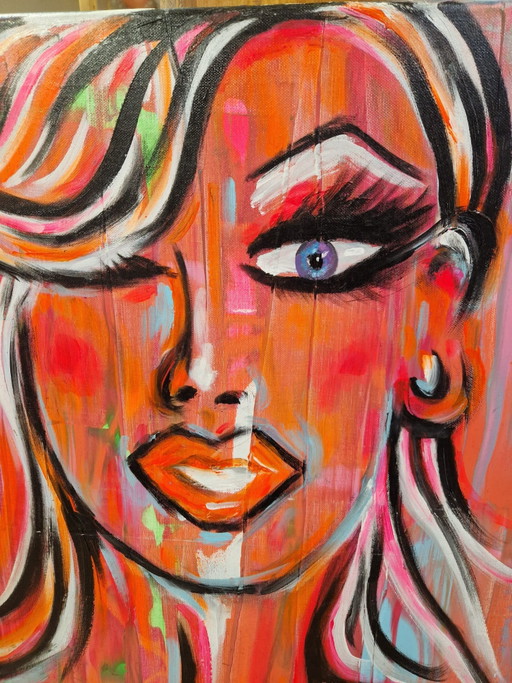 Painting by Linda Dubbeldeman Dragsta
