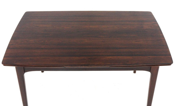 Image 1 of Rosewood rectangular extendable dining table 'Goes' vintage