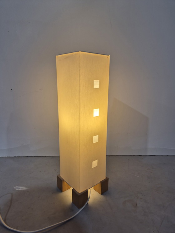 Image 1 of Lampe de table vintage de style Japandi