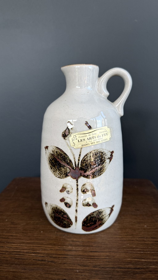 Vintage Grès De L'Arnon – Keramieken Kruik / Pichet – decoratieve objecten, Ceramic (photo 2 of 5)