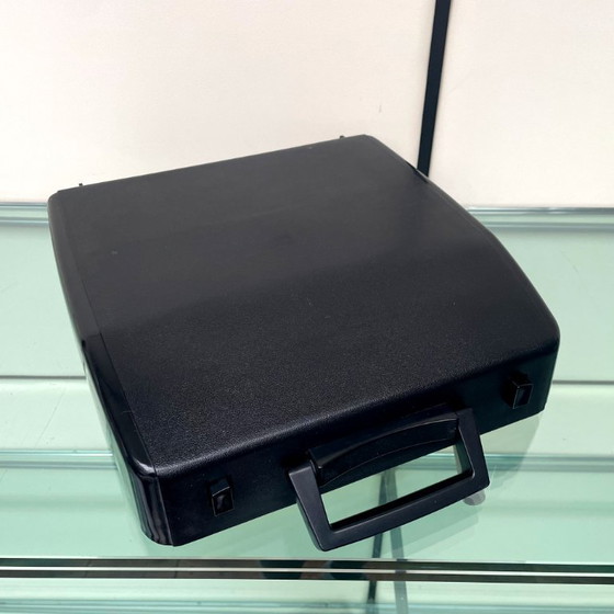 Image 1 of Macchina da scrivere Brother Deluxe 250TR gialla degli anni '70 con custodia, prodotta in Giappone.