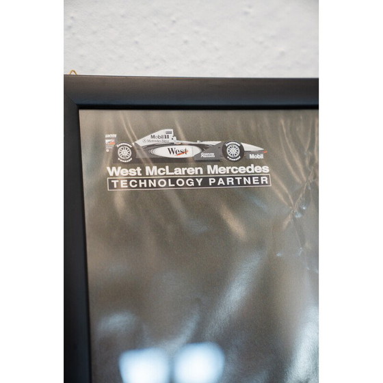 Image 1 of Vintage West McLaren Mercedes-poster, Italië 1998