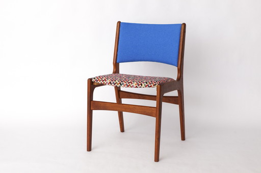 Erik Buch Teak Dining Chair – Model 98 (1960s, Denmark) – Restored & Reupholstered, Mid-Century Modern