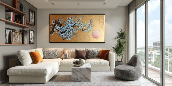 Sakura J543 - Large Original Painting – Paintings & Drawings, Canvas (photo 3 of 17)