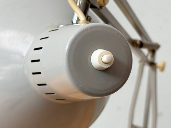 Image 1 of Vintage Ledu klemlamp in grijs, Zweden, jaren 70.